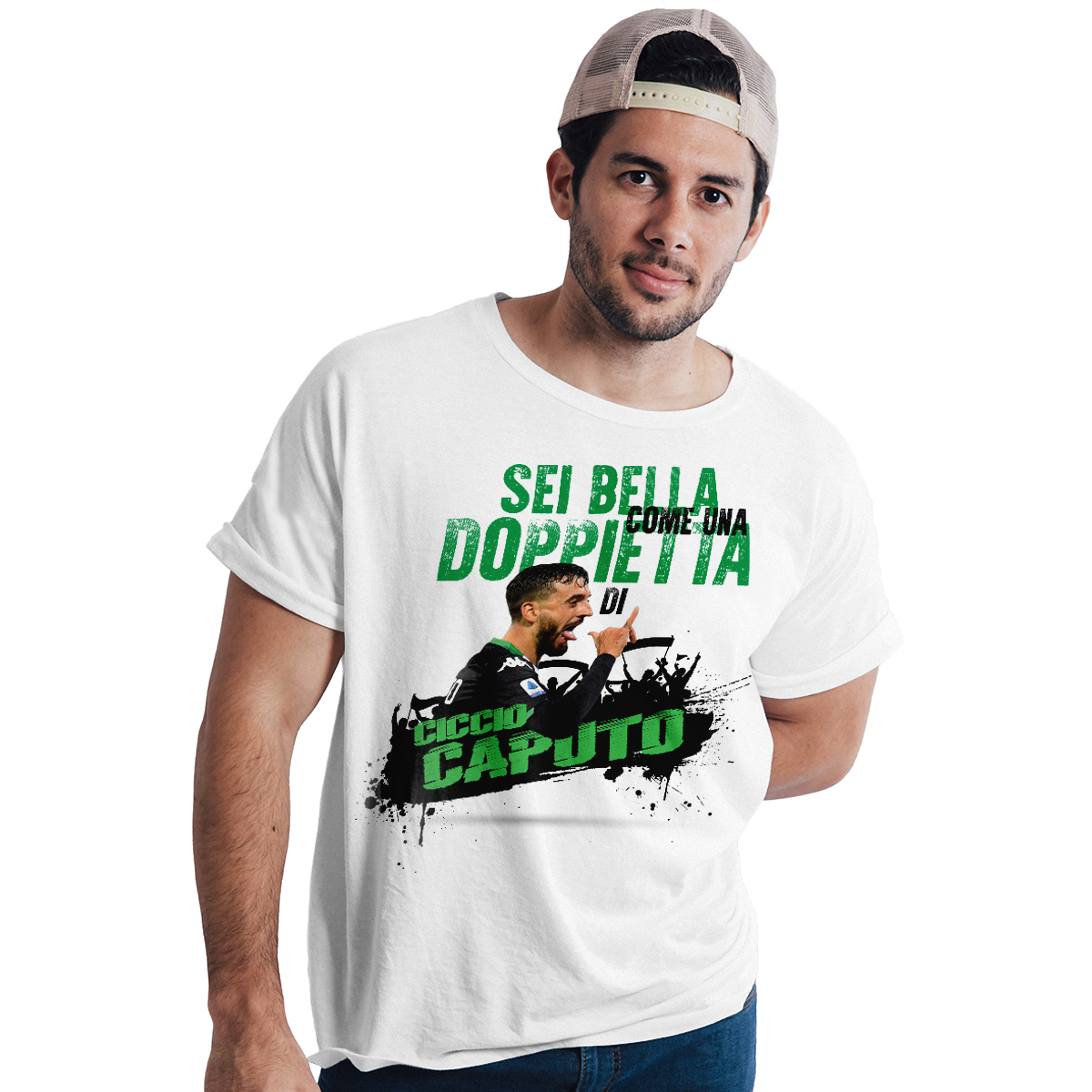 T Shirt Sei Bella Come Una Doppietta di Ciccio Caputo